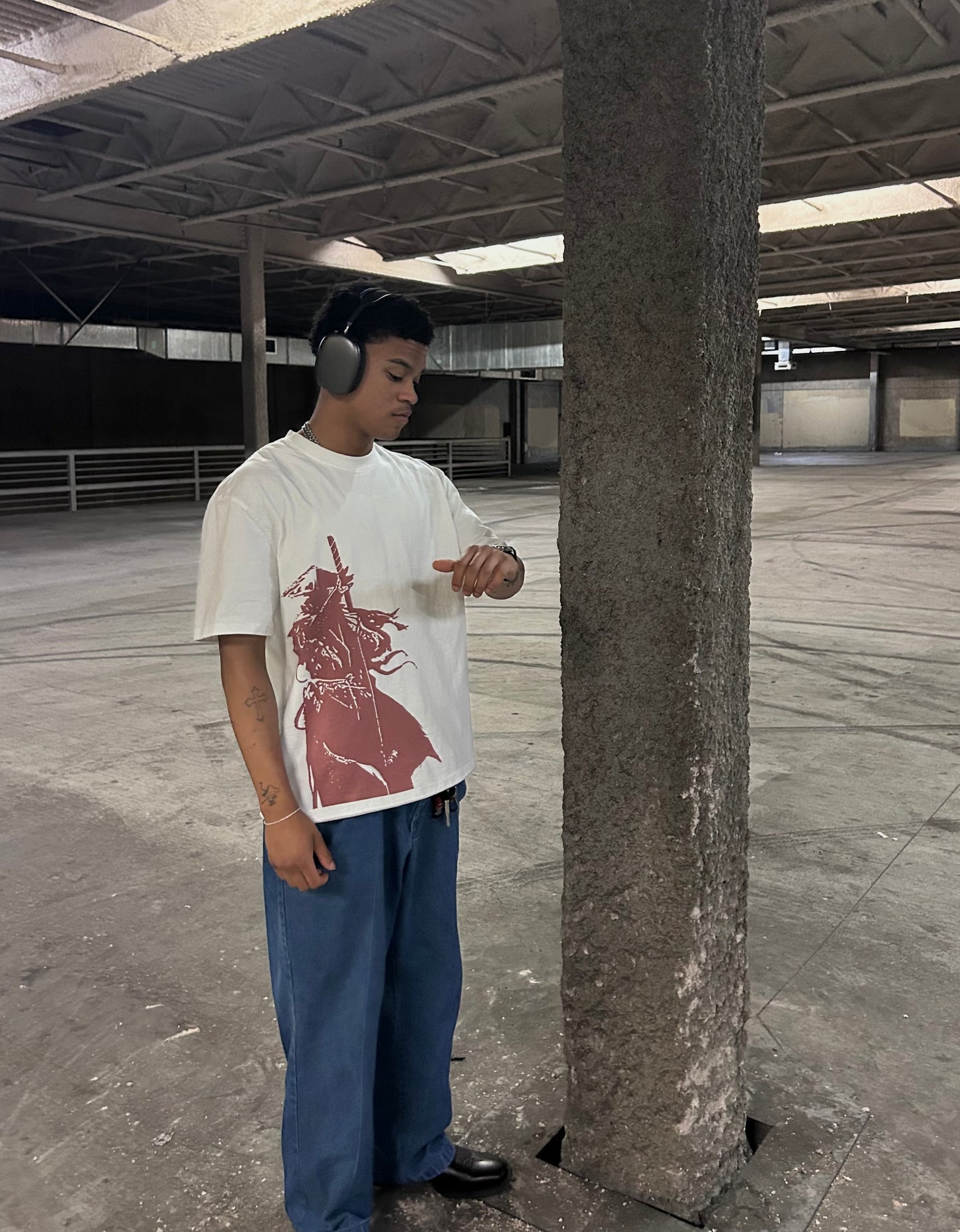 Red Samurai Shirt (Oversized)